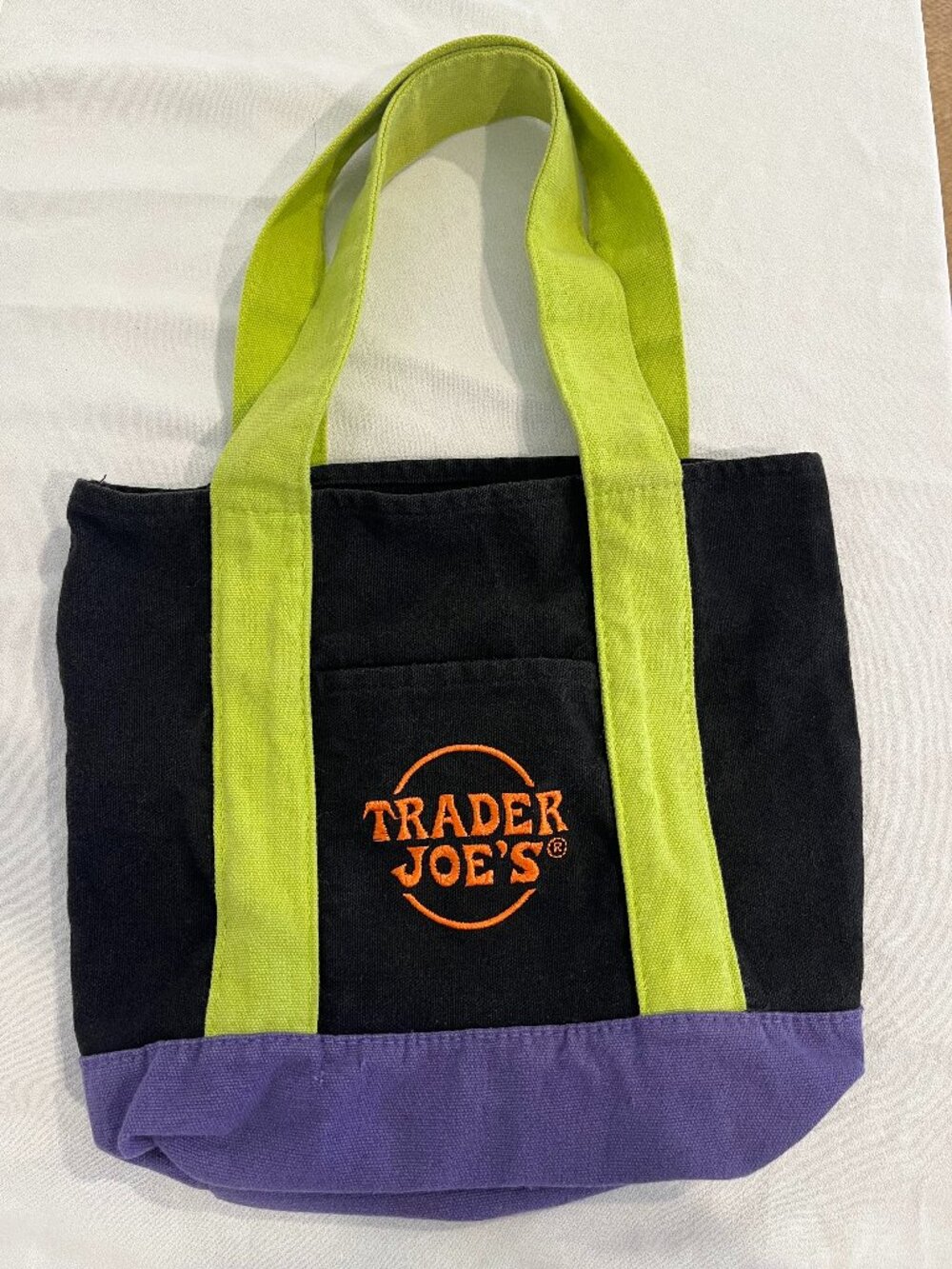 Trader Joe’s Halloween Mini Tote Canvas Multicolor